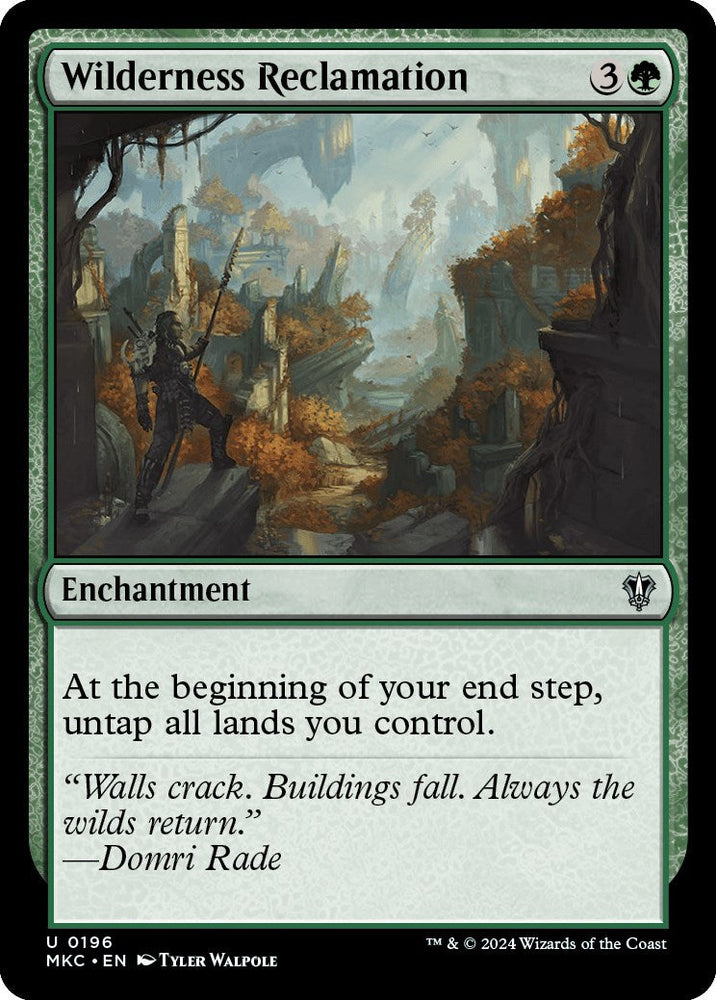 Wilderness Reclamation [Murders at Karlov Manor Commander] Magic: The Gathering