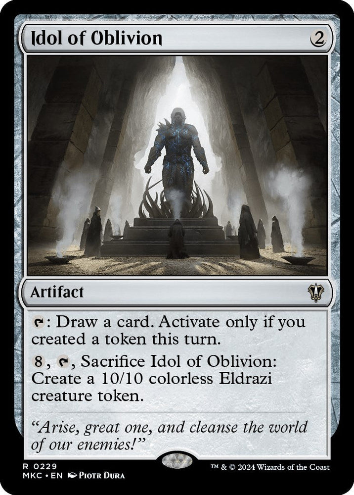 Idol of Oblivion [Murders at Karlov Manor Commander] Magic: The Gathering