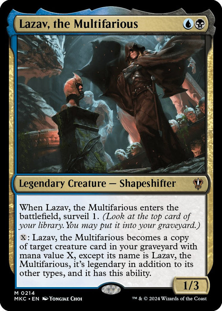 Lazav, the Multifarious [Murders at Karlov Manor Commander] Magic: The Gathering