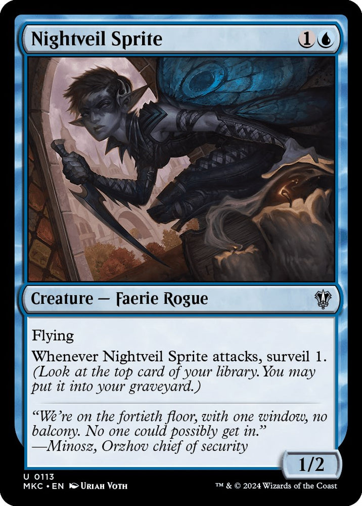 Nightveil Sprite [Murders at Karlov Manor Commander] Magic: The Gathering