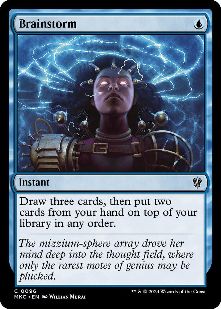 Brainstorm [Murders at Karlov Manor Commander] Magic: The Gathering