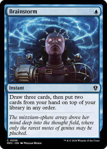 Brainstorm [Murders at Karlov Manor Commander] Magic: The Gathering