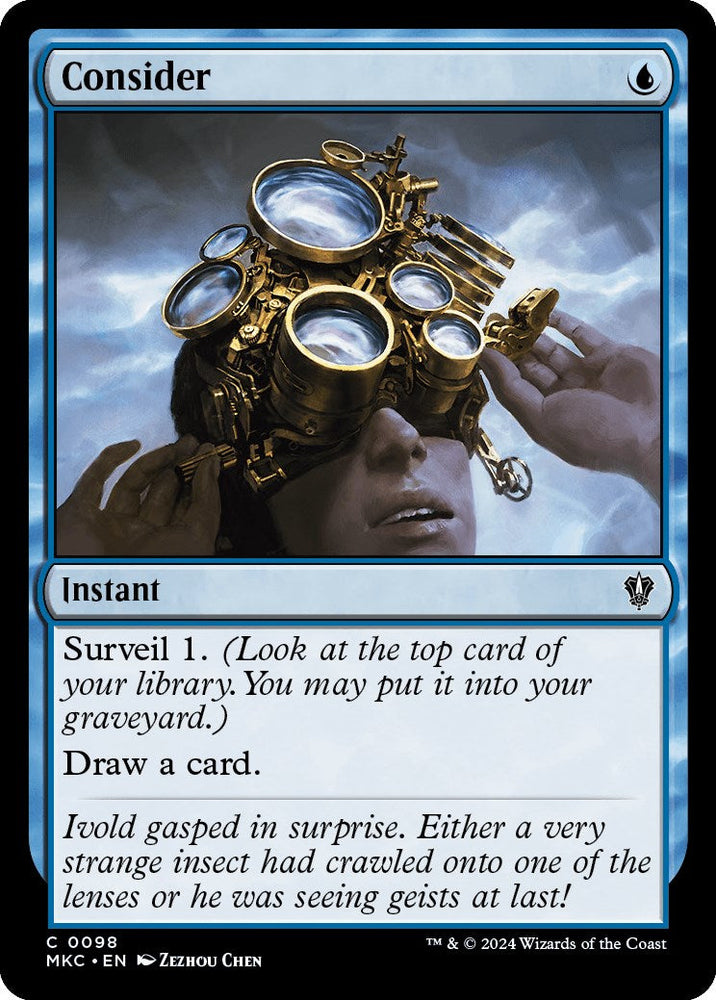 Consider [Murders at Karlov Manor Commander] Magic: The Gathering
