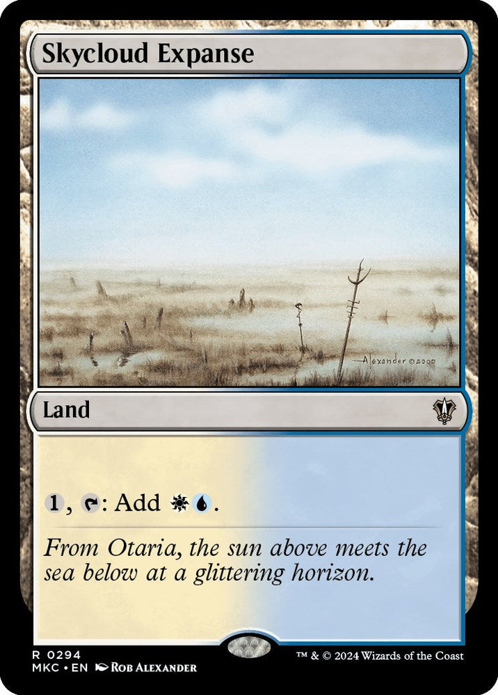 Skycloud Expanse [Murders at Karlov Manor Commander] Magic: The Gathering