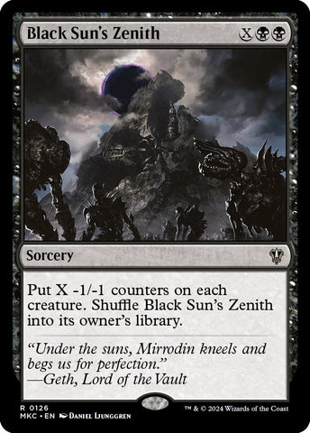 Black Sun's Zenith [Murders at Karlov Manor Commander] Magic: The Gathering