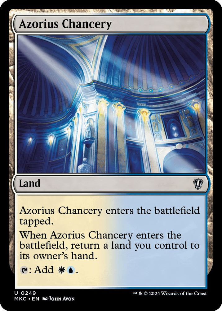 Azorius Chancery [Murders at Karlov Manor Commander] Magic: The Gathering
