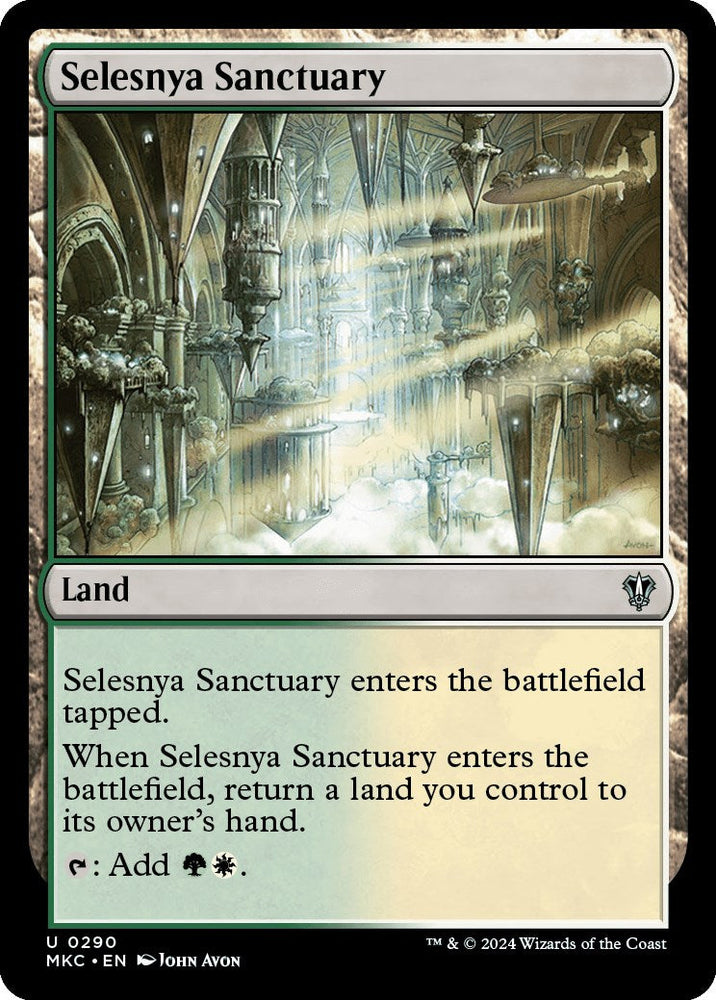 Selesnya Sanctuary [Murders at Karlov Manor Commander] Magic: The Gathering