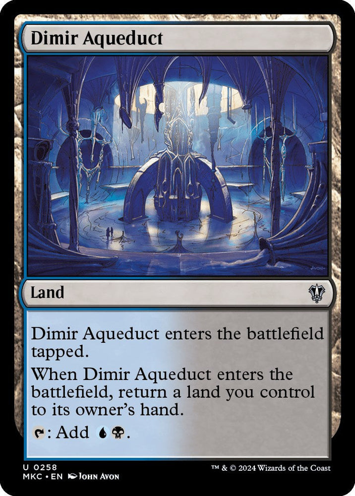 Dimir Aqueduct [Murders at Karlov Manor Commander] Magic: The Gathering