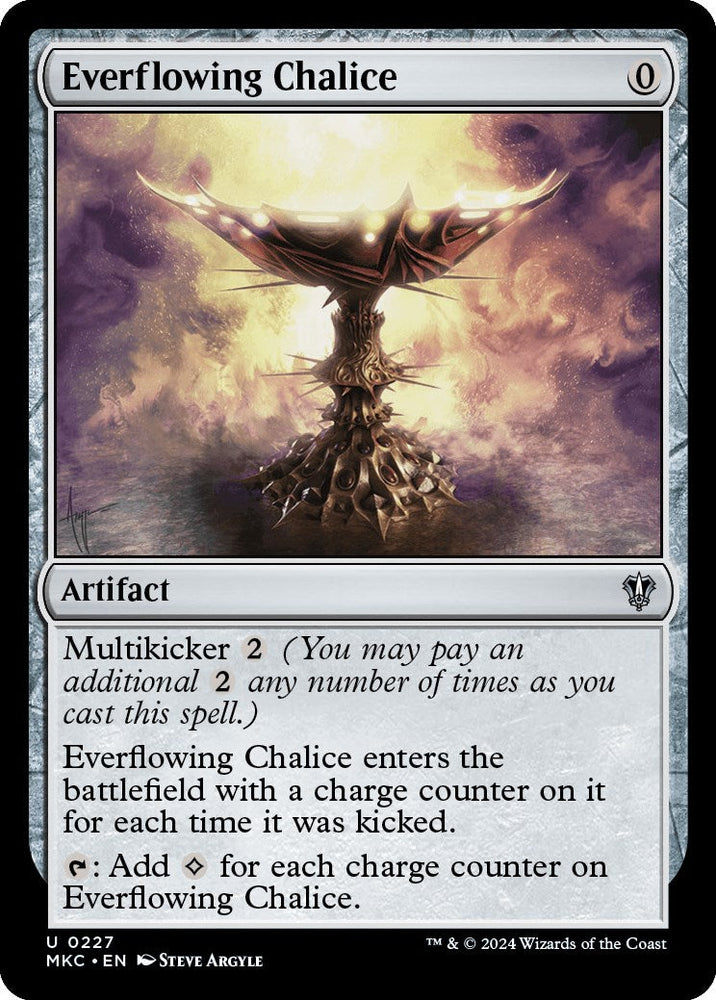 Everflowing Chalice [Murders at Karlov Manor Commander] Magic: The Gathering