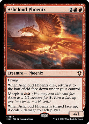 Ashcloud Phoenix [Murders at Karlov Manor Commander] Magic: The Gathering