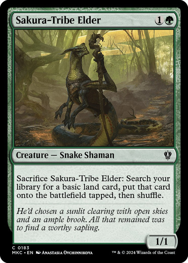Sakura-Tribe Elder [Murders at Karlov Manor Commander] Magic: The Gathering