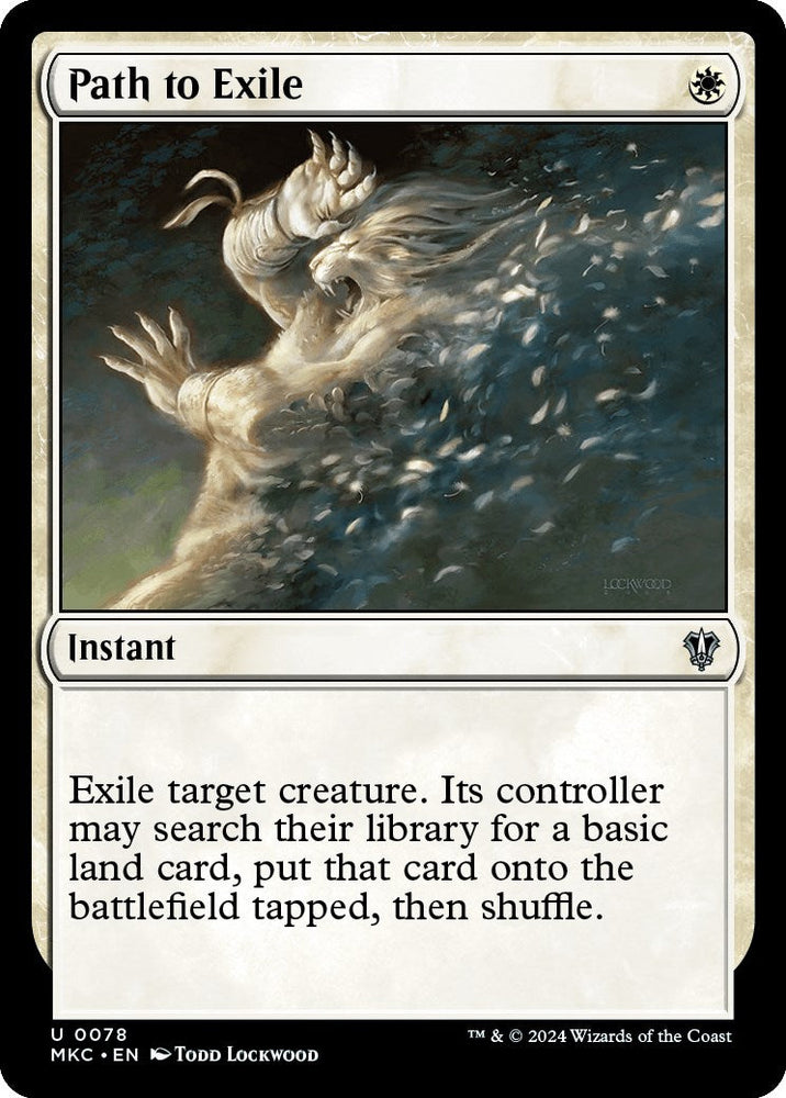 Path to Exile [Murders at Karlov Manor Commander] Magic: The Gathering