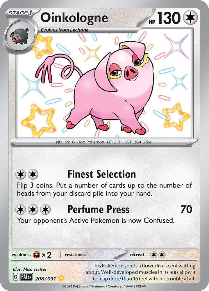 Oinkologne (208/091) [Scarlet & Violet: Paldean Fates] Pokémon
