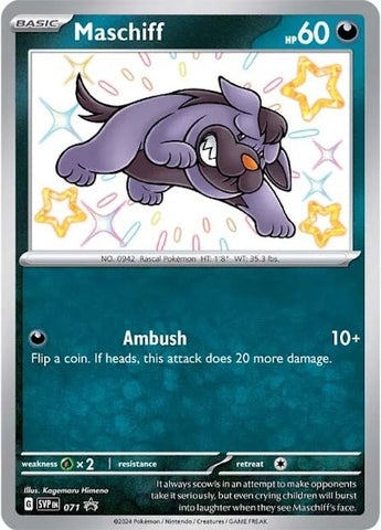 Maschiff (SVP071) [Scarlet & Violet: Black Star Promos] Pokémon