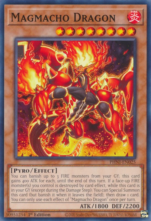 Magmacho Dragon [PHNI-EN025] Common Yu-Gi-Oh!