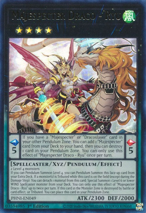 Majespecter Draco - Ryu [PHNI-EN049] Ultra Rare Yu-Gi-Oh!