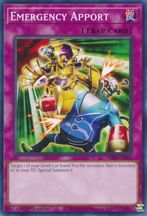 Emergency Apport [PHNI-EN083] Common Yu-Gi-Oh!