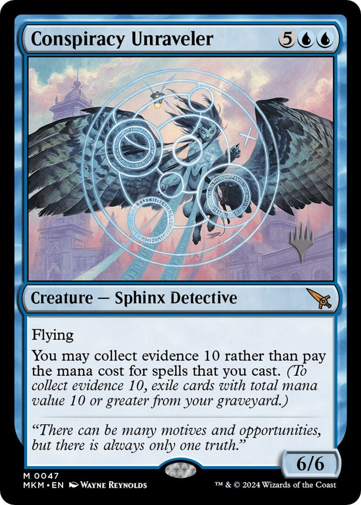 Conspiracy Unraveler (Promo Pack) [Murders at Karlov Manor Promos] Magic: The Gathering