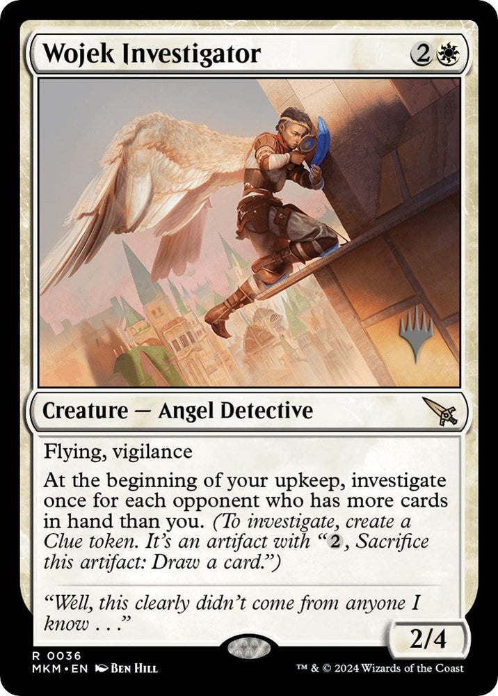 Wojek Investigator (Promo Pack) [Murders at Karlov Manor Promos] Magic: The Gathering