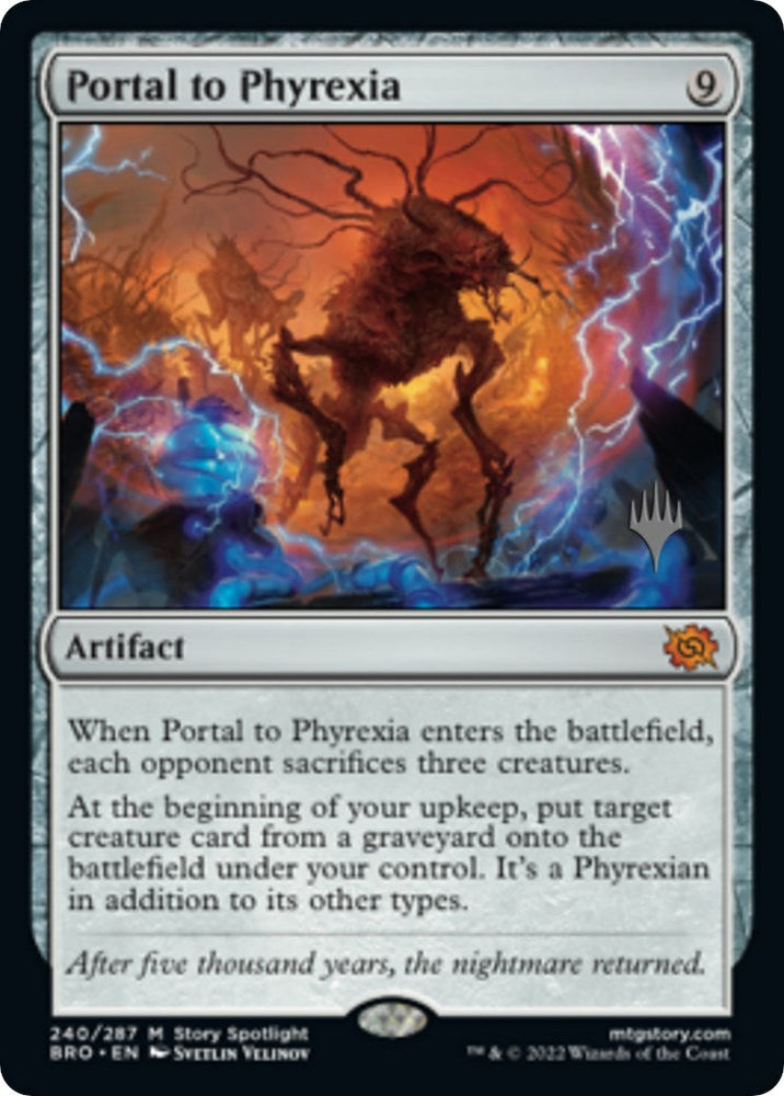Portal to Phyrexia (Promo Pack) [The Brothers' War Promos] Magic: The Gathering