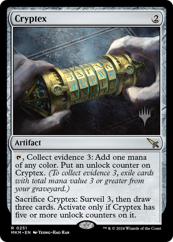 Cryptex (Promo Pack) [Murders at Karlov Manor Promos] Magic: The Gathering