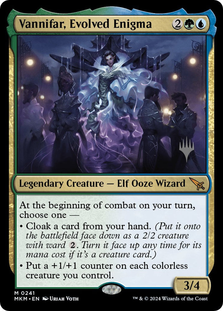 Vannifar, Evolved Enigma (Promo Pack) [Murders at Karlov Manor Promos] Magic: The Gathering