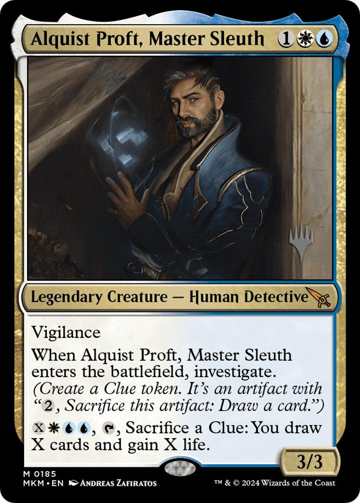 Alquist Proft, Master Sleuth (Promo Pack) [Murders at Karlov Manor Promos] Magic: The Gathering