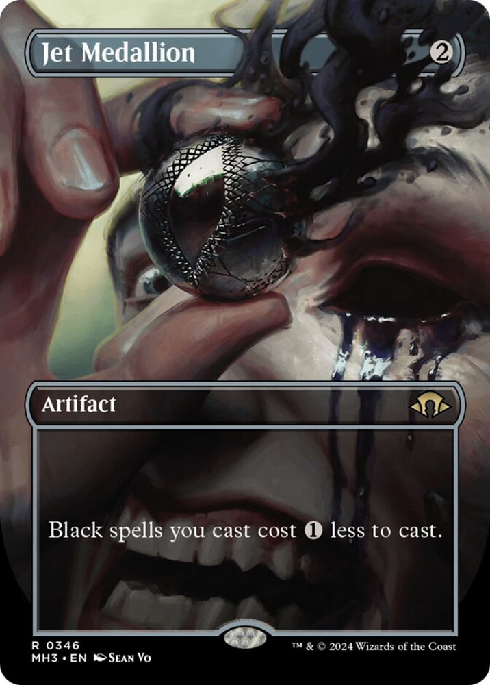 Jet Medallion (Borderless) [Modern Horizons 3] Magic: The Gathering