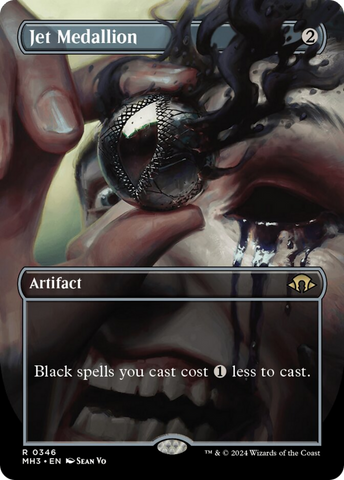 Jet Medallion (Borderless) [Modern Horizons 3] Magic: The Gathering