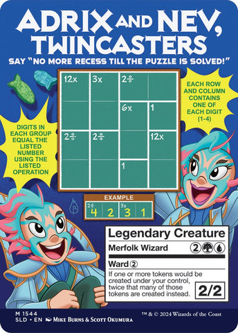 Adrix and Nev, Twincasters [Secret Lair Drop Series] Magic: The Gathering