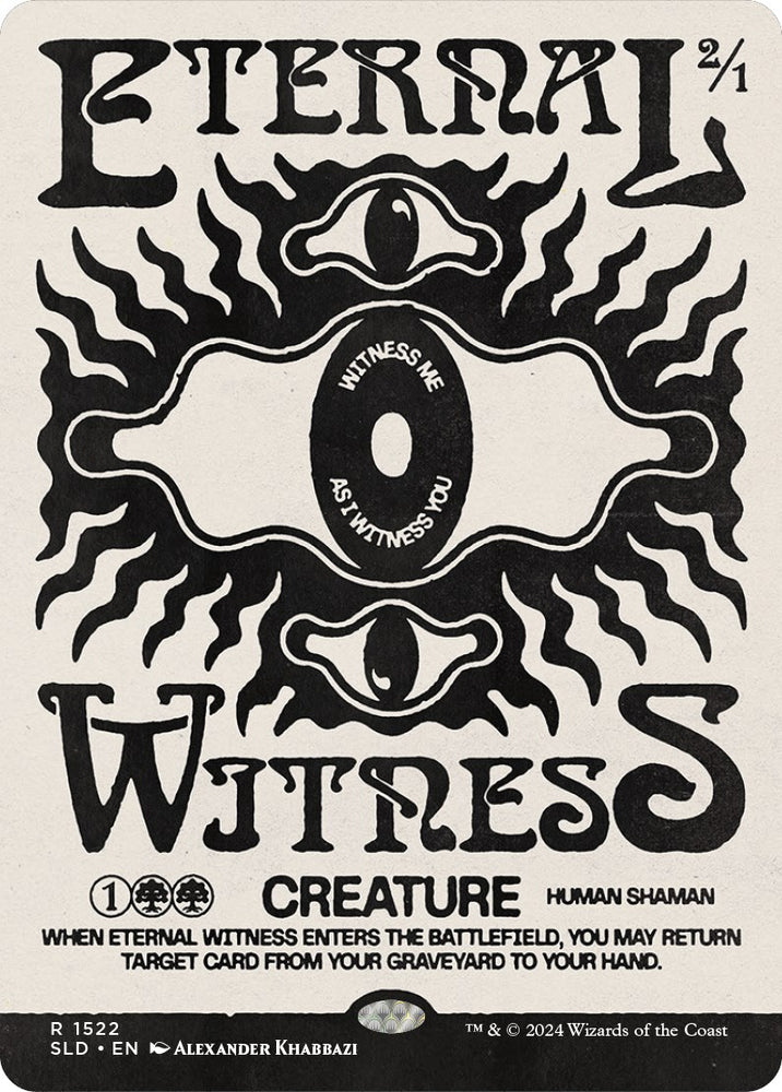 Eternal Witness (1522) [Secret Lair Drop Series] Magic: The Gathering
