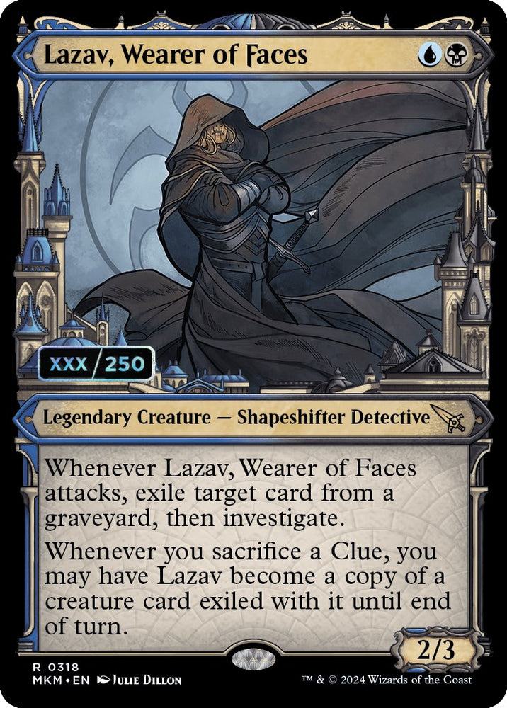 Lazav, Wearer of Faces (Serialized) [Murders at Karlov Manor] Magic: The Gathering