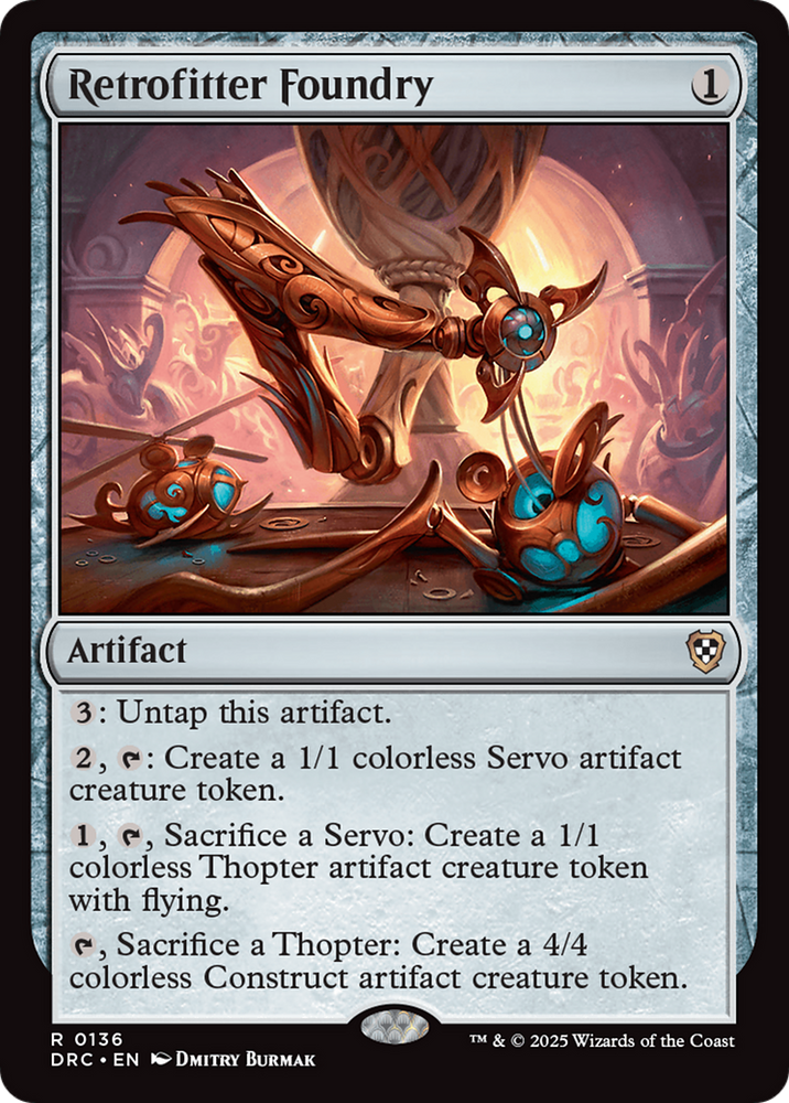 Retrofitter Foundry [Aetherdrift Commander] Magic: The Gathering