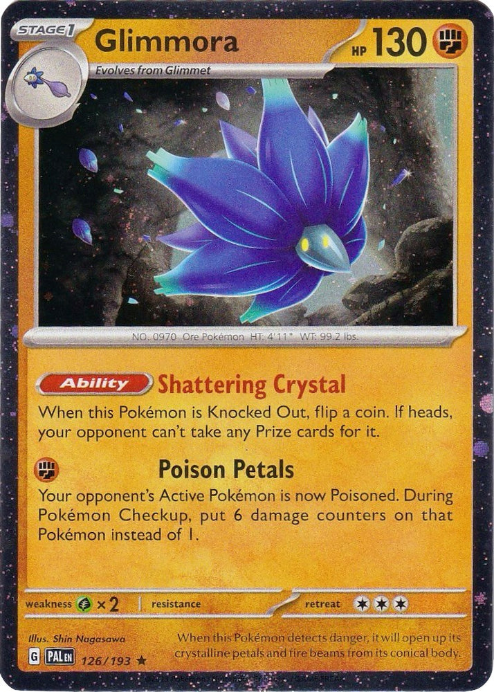 Glimmora (126/193) (Cosmos Holo) [Scarlet & Violet: Paldea Evolved] Pokémon