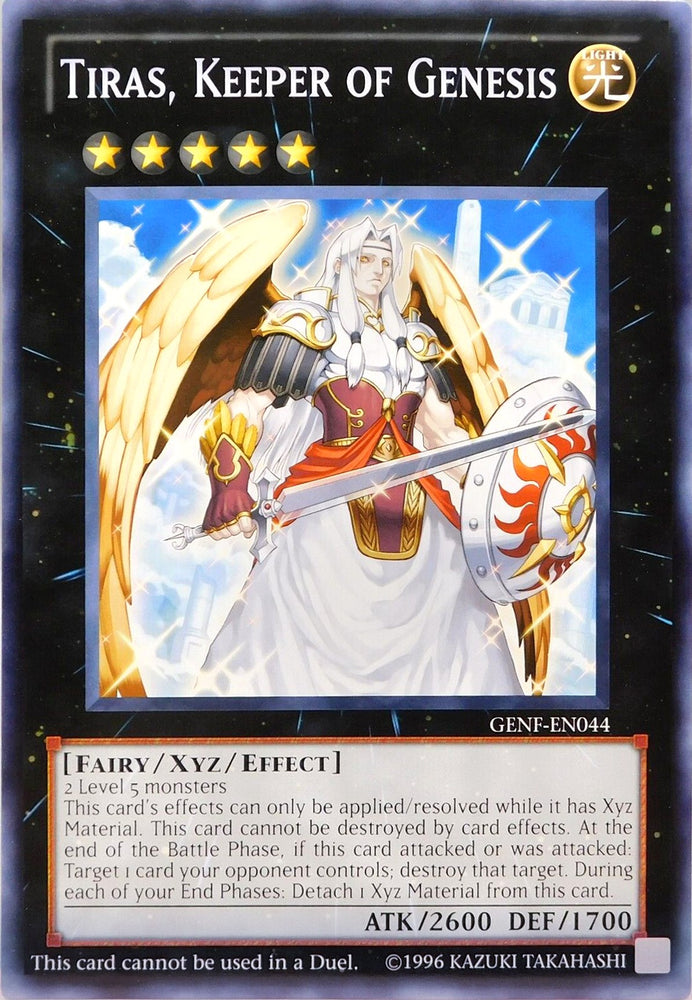 Tiras, Keeper of Genesis (Oversized) [GENF-EN044] Promo Yu-Gi-Oh!