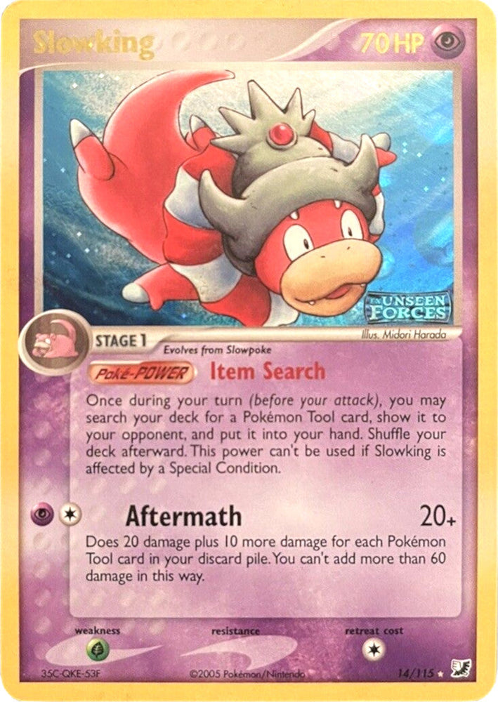 Slowking (14/115) (Stamped) [EX: Unseen Forces] Pokémon