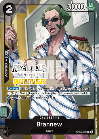 Brannew (Online Regional 2024) [Winner] [One Piece Promotion Cards] Bandai