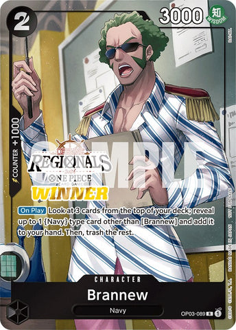 Brannew (Offline Regional 2024) [Winner] [One Piece Promotion Cards] Bandai