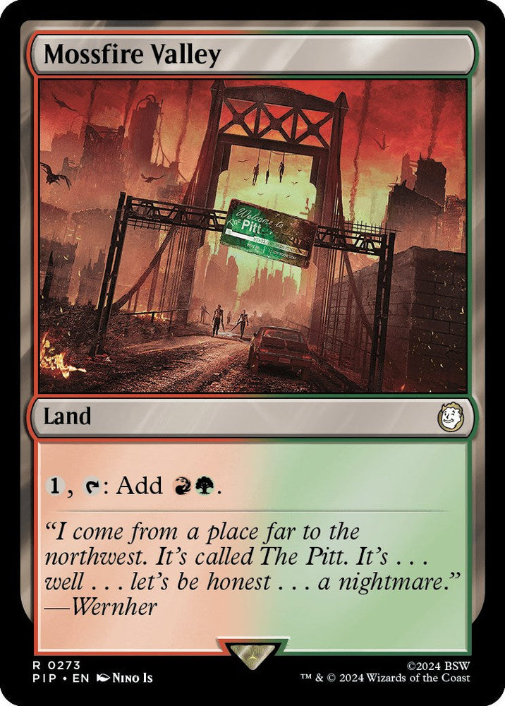 Mossfire Valley [Fallout] Magic: The Gathering