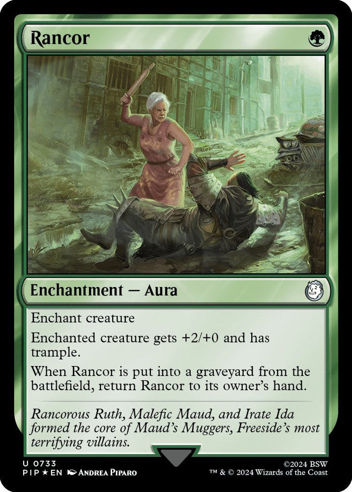 Rancor (Surge Foil) [Fallout] Magic: The Gathering