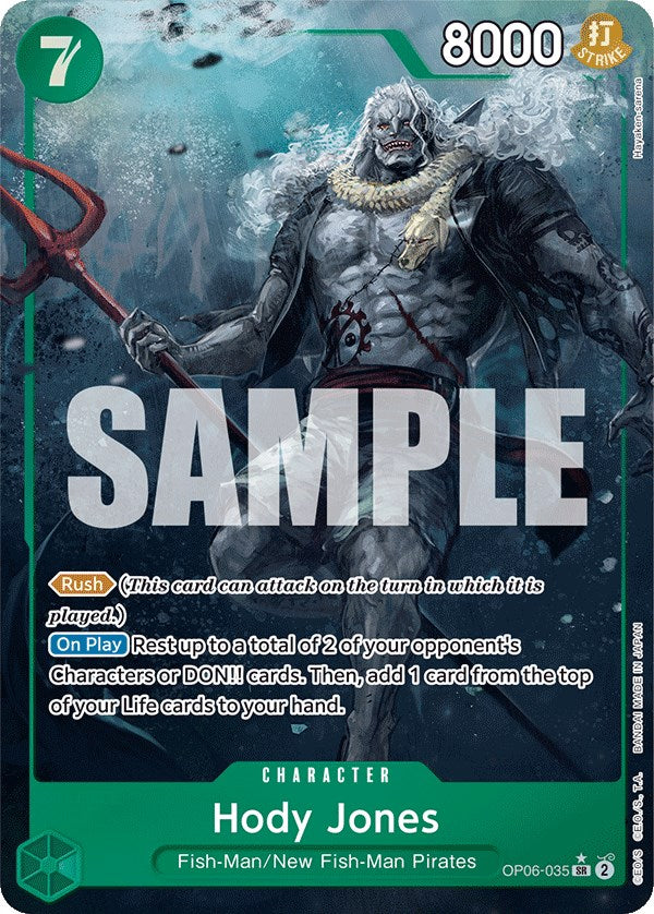 Hody Jones (Alternate Art) [Wings of the Captain] Bandai