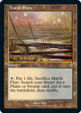 Marsh Flats (Retro Foil Etched) [Modern Horizons 2] Magic: The Gathering