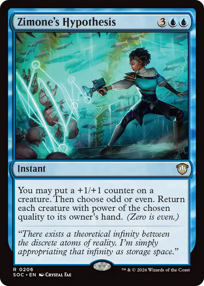 Zimone's Hypothesis [Secrets of Strixhaven Commander] Magic: The Gathering