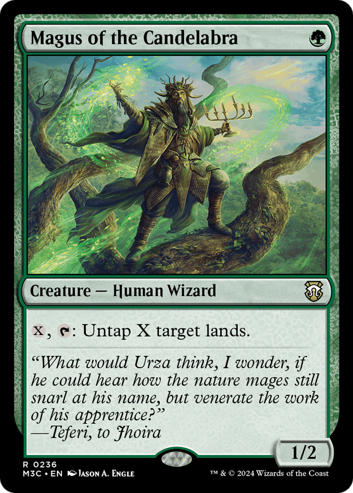 Magus of the Candelabra (Ripple Foil) [Modern Horizons 3 Commander] Magic: The Gathering
