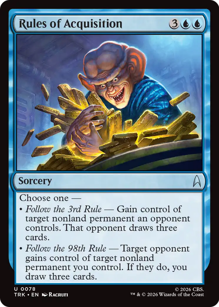 Rules of Acquisition [Star Trek] Magic: The Gathering