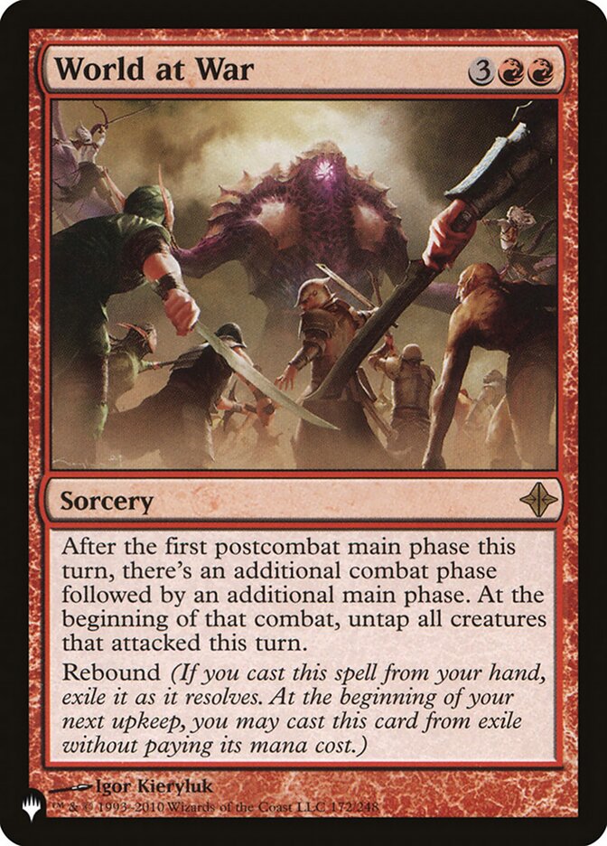 World at War [The List] Magic: The Gathering