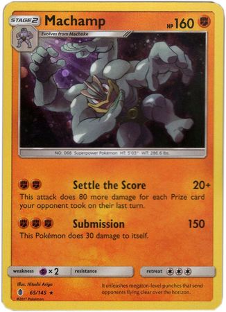 Machamp (65/145) (Cosmos Holo) [Sun & Moon: Guardians Rising] Pokémon