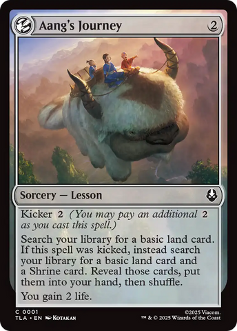 Aang's Journey [Avatar: The Last Airbender] Magic: The Gathering