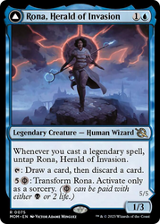 Rona, Herald of Invasion // Rona, Tolarian Obliterator [March of the Machine] Magic: The Gathering