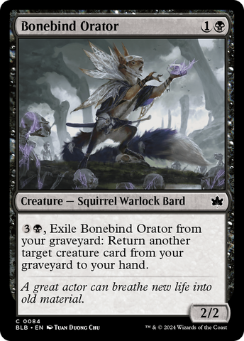 Bonebind Orator [Bloomburrow] Magic: The Gathering